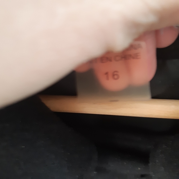 Nygard Black Pea coat wool cashmere blend. Size 16. Great details. - Picture 4 of 5